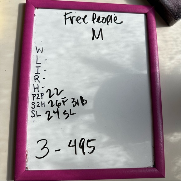 Free Peoplle Moonlight Mile Hot Coral Cinch Back Top Size M - Picture 8 of 10